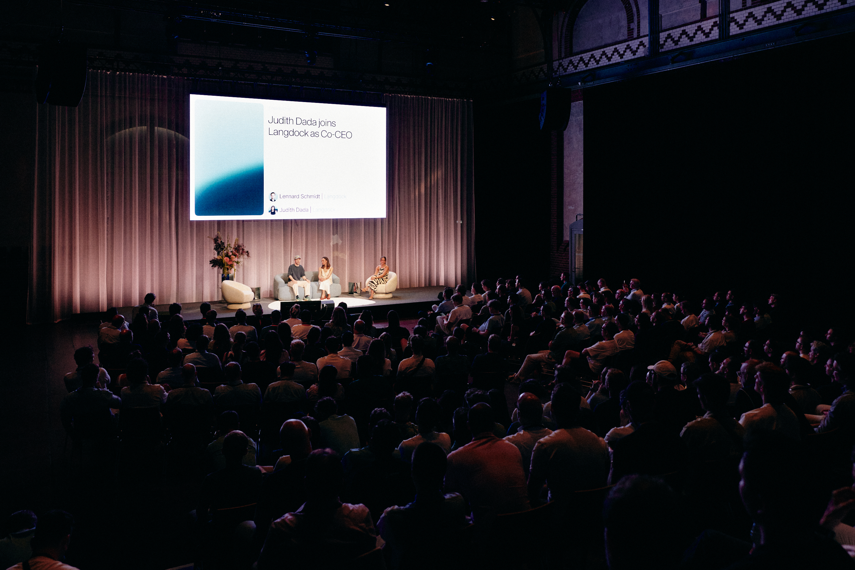 Main-stage discussion at The Dock in June 2026