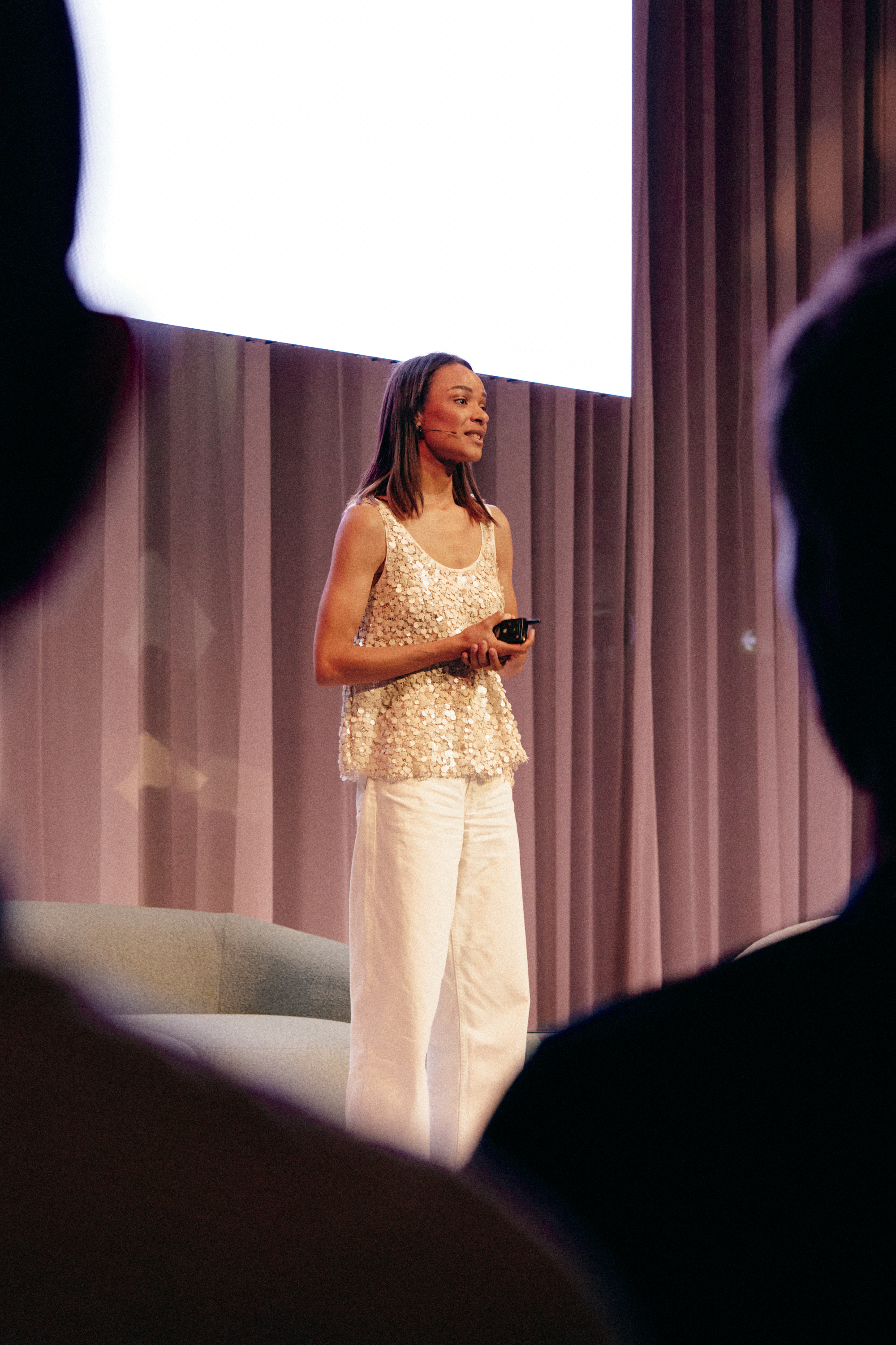 Speaker on the main stage at The Dock in June 2026